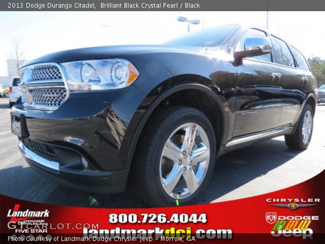 2013 Dodge Durango Citadel in Brilliant Black Crystal Pearl