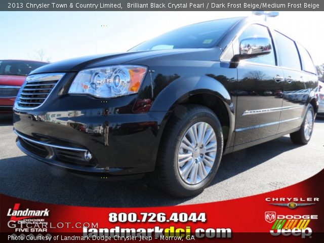 2013 Chrysler Town & Country Limited in Brilliant Black Crystal Pearl