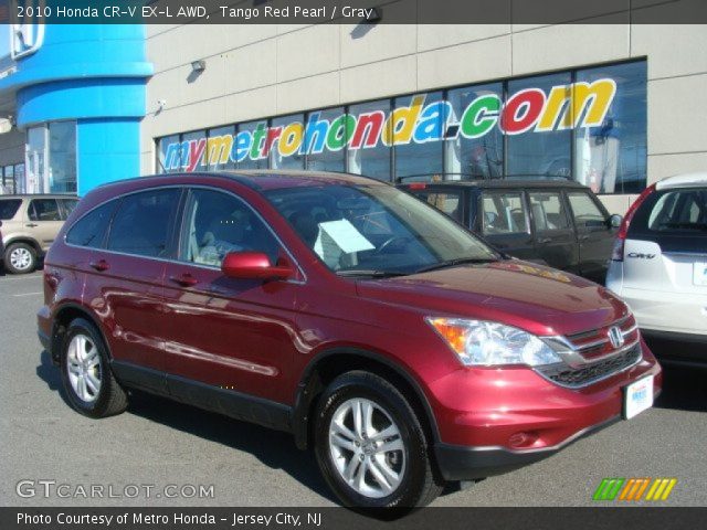 2010 Honda CR-V EX-L AWD in Tango Red Pearl