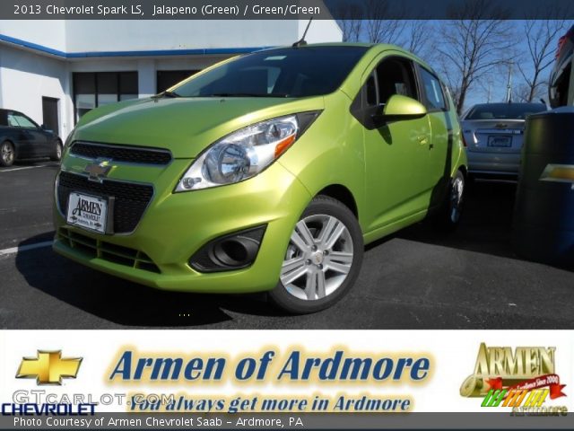 2013 Chevrolet Spark LS in Jalapeno (Green)