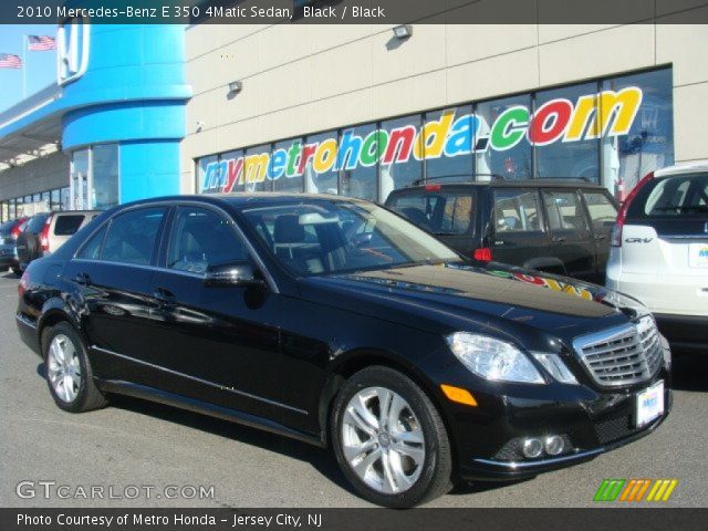 2010 Mercedes-Benz E 350 4Matic Sedan in Black