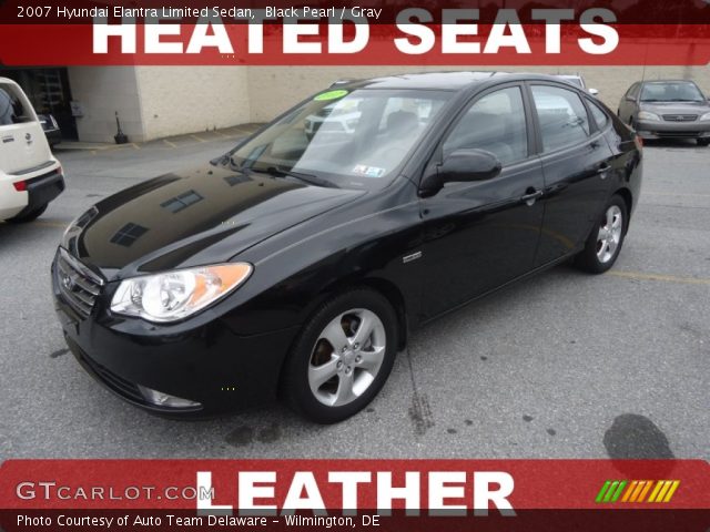 2007 Hyundai Elantra Limited Sedan in Black Pearl