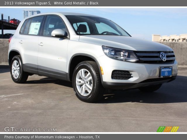 2013 Volkswagen Tiguan S in White Gold Metallic