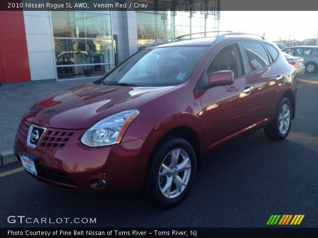 2010 Nissan Rogue SL AWD in Venom Red