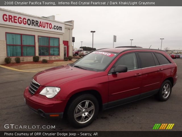 2008 Chrysler Pacifica Touring in Inferno Red Crystal Pearlcoat