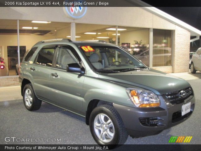 2006 Kia Sportage LX V6 4x4 in Royal Jade Green