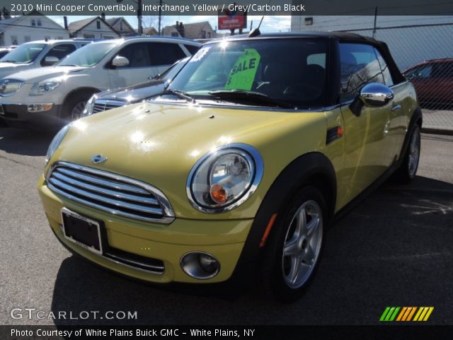 2010 Mini Cooper Convertible in Interchange Yellow