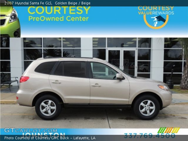 2007 Hyundai Santa Fe GLS in Golden Beige