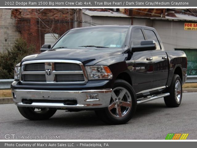 2012 Dodge Ram 1500 Big Horn Crew Cab 4x4 in True Blue Pearl