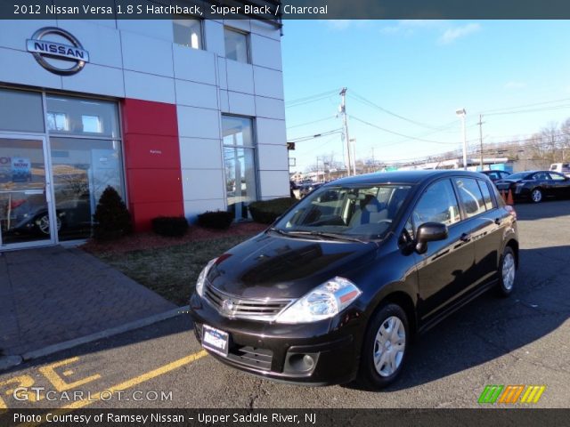 2012 Nissan Versa 1.8 S Hatchback in Super Black