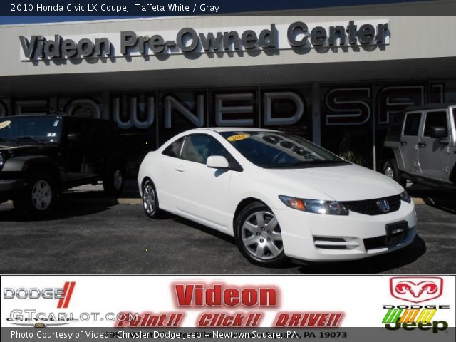 2010 Honda Civic LX Coupe in Taffeta White