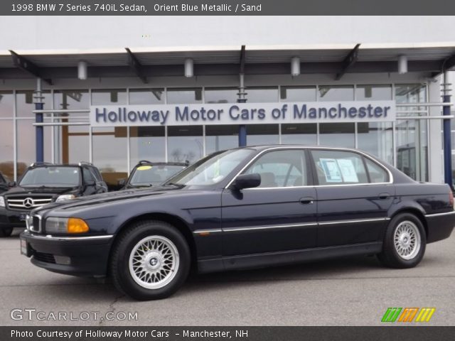 1998 BMW 7 Series 740iL Sedan in Orient Blue Metallic