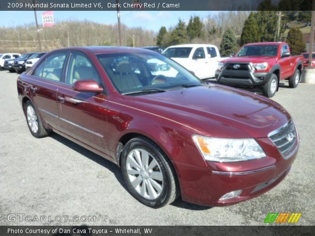2009 Hyundai Sonata Limited V6 in Dark Cherry Red