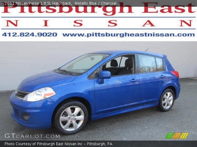 2011 Nissan Versa 1.8 SL Hatchback in Metallic Blue