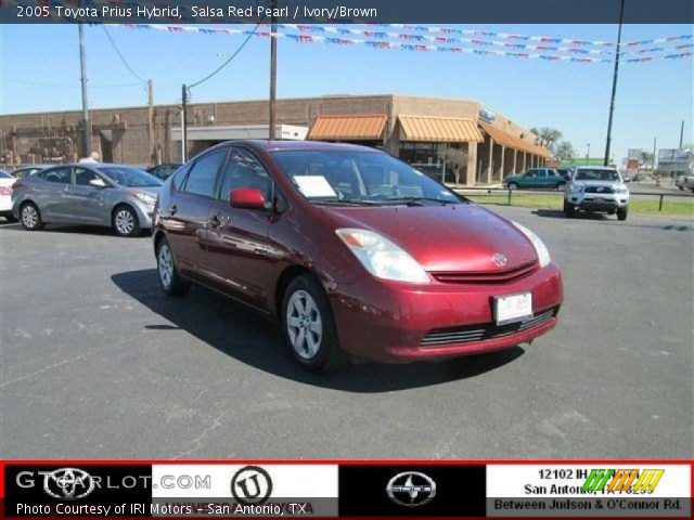 2005 Toyota Prius Hybrid in Salsa Red Pearl