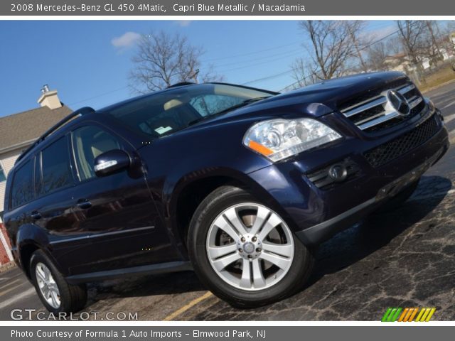 2008 Mercedes-Benz GL 450 4Matic in Capri Blue Metallic