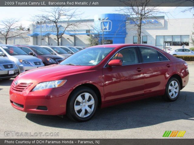 2009 Toyota Camry LE in Barcelona Red Metallic