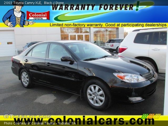2003 Toyota Camry XLE in Black