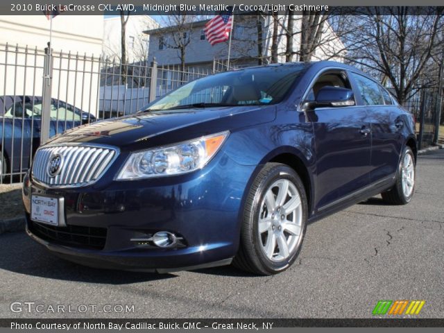 2010 Buick LaCrosse CXL AWD in Midnight Blue Metallic