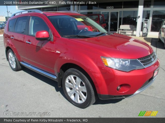 2008 Mitsubishi Outlander SE 4WD in Rally Red Metallic