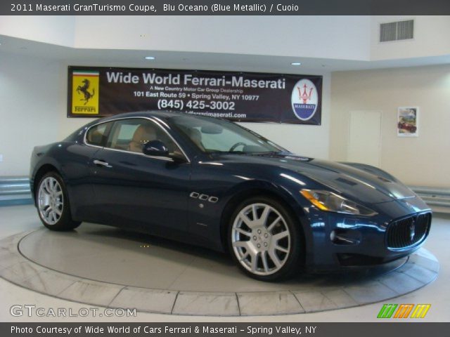 2011 Maserati GranTurismo Coupe in Blu Oceano (Blue Metallic)