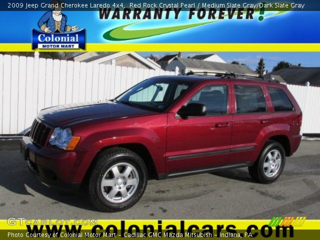 2009 Jeep Grand Cherokee Laredo 4x4 in Red Rock Crystal Pearl