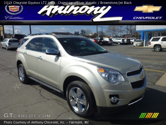 2013 Chevrolet Equinox LTZ AWD in Champagne Silver Metallic