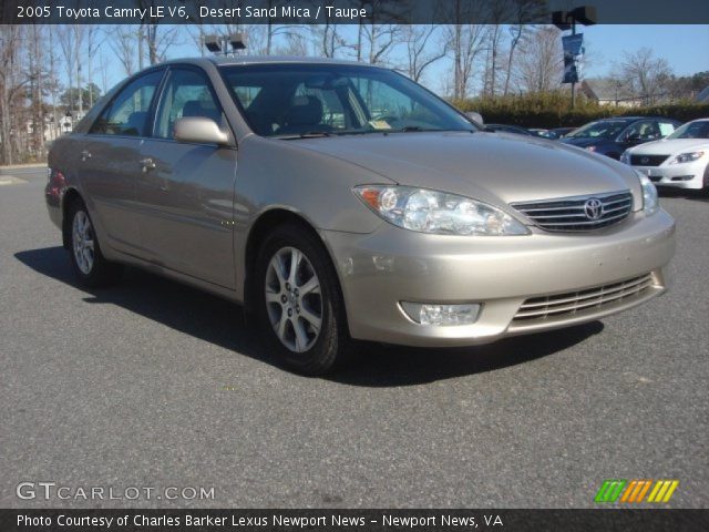2005 Toyota Camry LE V6 in Desert Sand Mica
