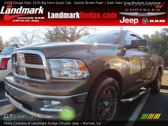 2011 Dodge Ram 1500 Big Horn Quad Cab in Saddle Brown Pearl