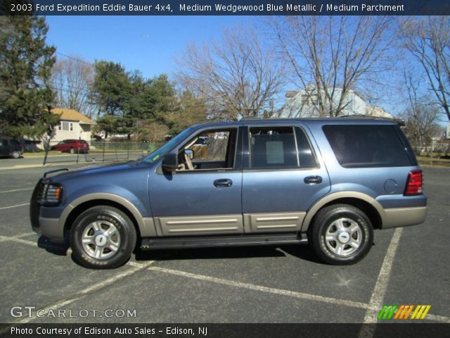 2003 Ford Expedition Eddie Bauer 4x4 in Medium Wedgewood Blue Metallic