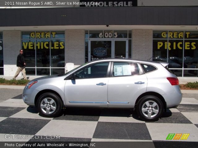 2011 Nissan Rogue S AWD in Silver Ice Metallic