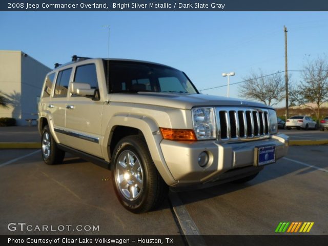 2008 Jeep Commander Overland in Bright Silver Metallic