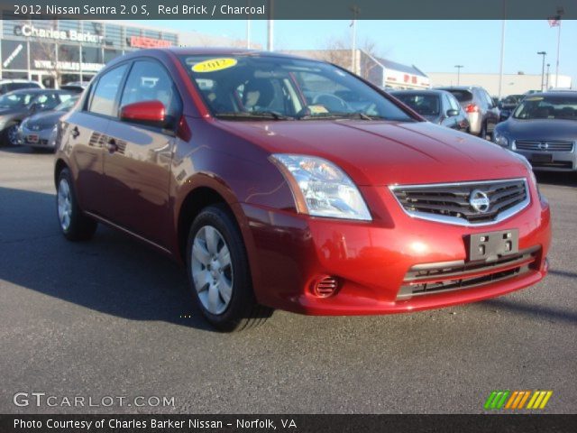 2012 Nissan Sentra 2.0 S in Red Brick