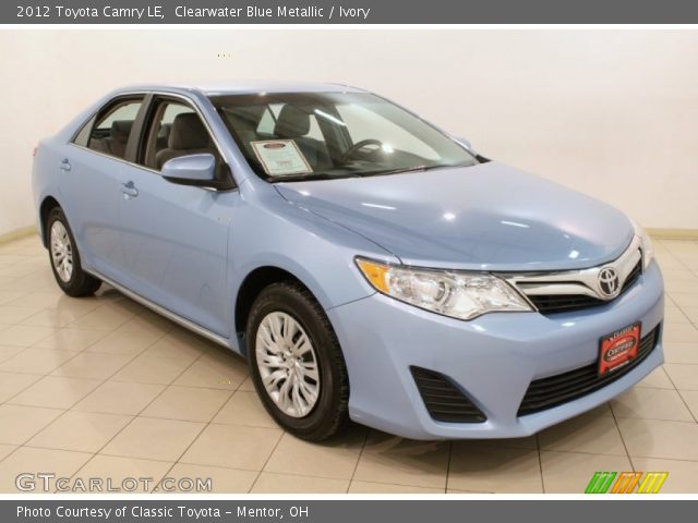 2012 Toyota Camry LE in Clearwater Blue Metallic