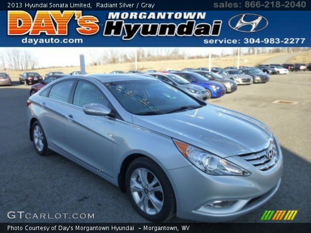 2013 Hyundai Sonata Limited in Radiant Silver