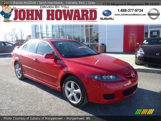 2008 Mazda MAZDA6 i Sport Hatchback in Volcanic Red