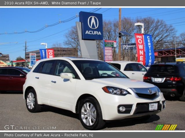 2010 Acura RDX SH-AWD in White Diamond Pearl