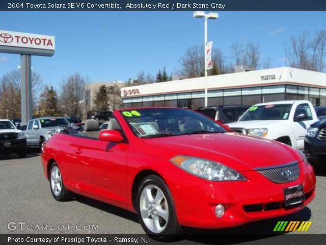 2004 Toyota Solara SE V6 Convertible in Absolutely Red