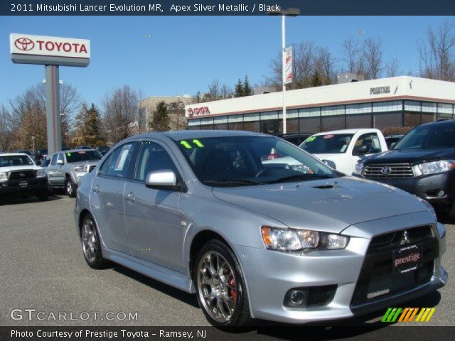 2011 Mitsubishi Lancer Evolution MR in Apex Silver Metallic