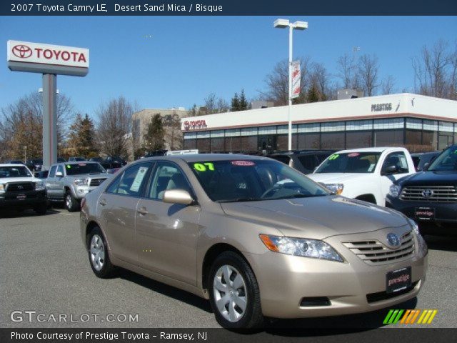 2007 Toyota Camry LE in Desert Sand Mica
