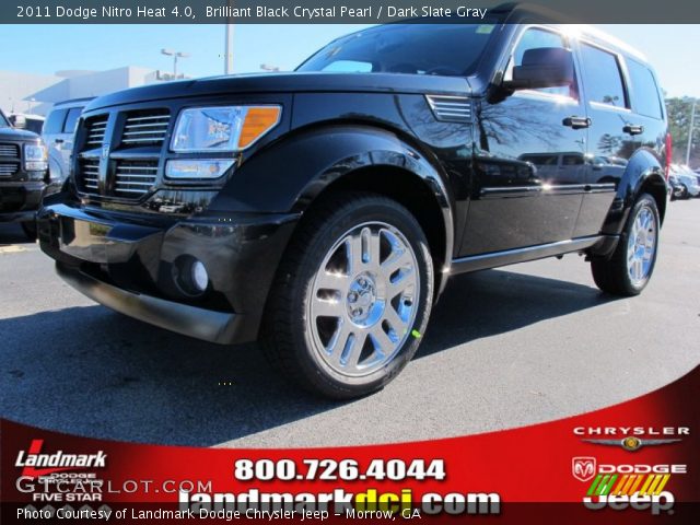 2011 Dodge Nitro Heat 4.0 in Brilliant Black Crystal Pearl