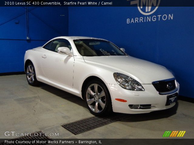 2010 Lexus SC 430 Convertible in Starfire Pearl White