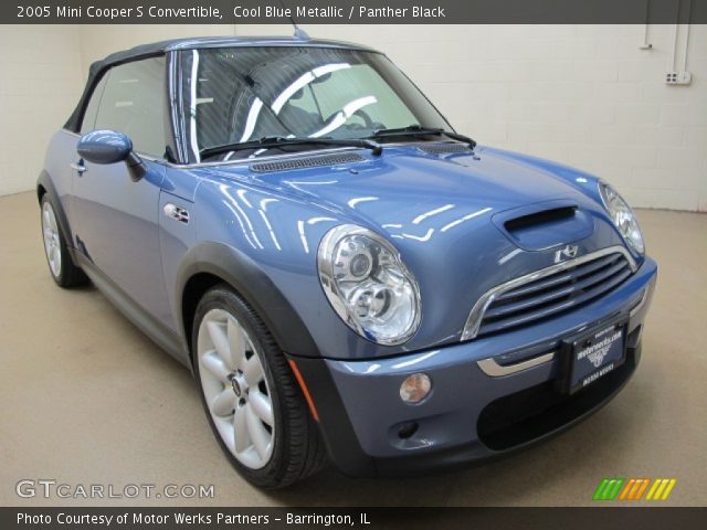 2005 Mini Cooper S Convertible in Cool Blue Metallic