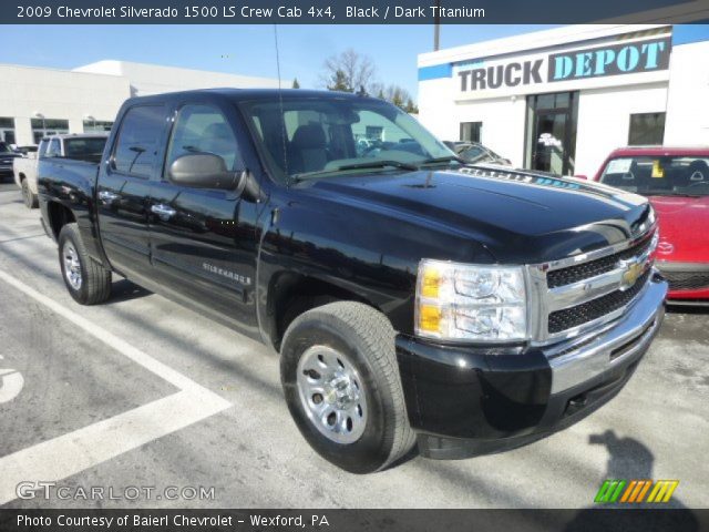 2009 Chevrolet Silverado 1500 LS Crew Cab 4x4 in Black