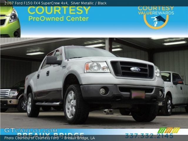 2007 Ford F150 FX4 SuperCrew 4x4 in Silver Metallic