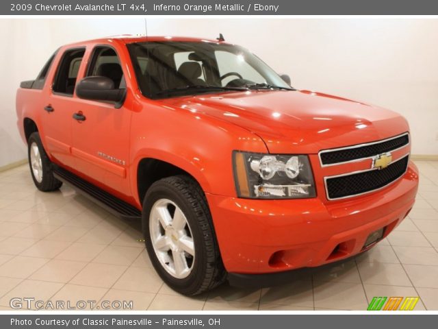 2009 Chevrolet Avalanche LT 4x4 in Inferno Orange Metallic