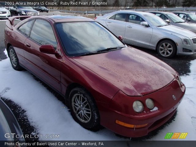 2001 Acura Integra LS Coupe in Ruby Red Pearl