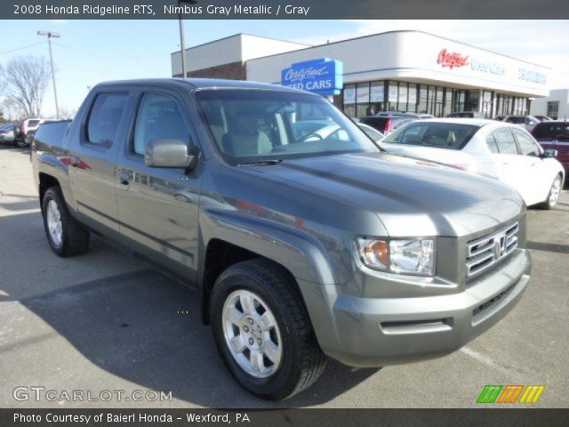 2008 Honda Ridgeline RTS in Nimbus Gray Metallic