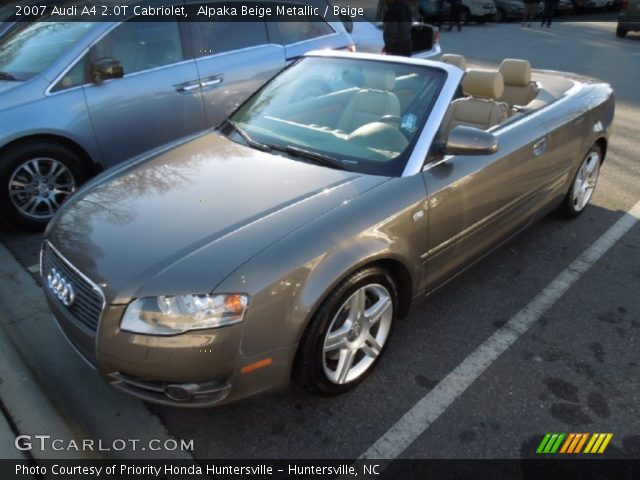 2007 Audi A4 2.0T Cabriolet in Alpaka Beige Metallic