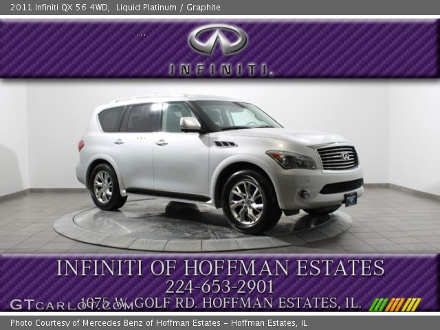 2011 Infiniti QX 56 4WD in Liquid Platinum